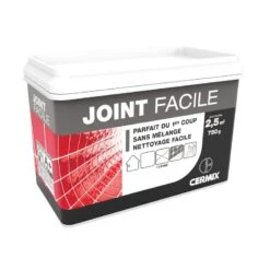 Joint Pâte Carrelage CERMIX Gris 0.75 Kg, 2.5 M² Joint Facile Gris Fonce 2.5m²