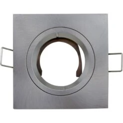 Anneau Pour Spot à Encastrer Bbc Fixe Sans Ampoule GU10 Aluminium