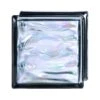 Brique De Verre, Noir Vague Brillant