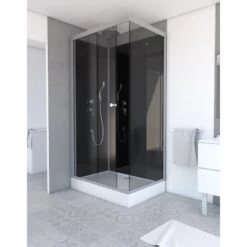 Cabine De Douche Rectangulaire L.110 X L.80 Cm, Eclipse