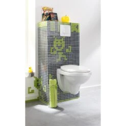 Coffrage Pour WC Suspendu L.63.5 X H.117.5 X P.24 Cm Blanc, Universel