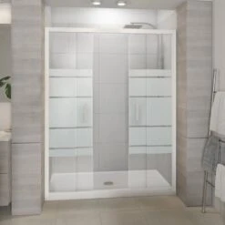 Douche, Avec Receveur Mila Blanc, 90X160 Cm