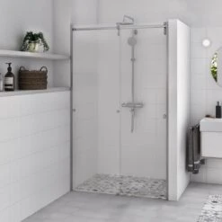 Douche Ellipse2, Avec Receveur Lux Anthracite 90X120 Cm