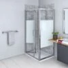 Douche Quad, Avec Receveur Mila Blanc 80X100 Cm