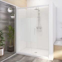 Douche Quad, Avec Receveur Mila Blanc 90X140 Cm