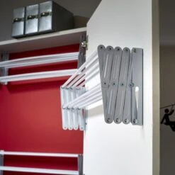 Etendoir Mural Blanc, Azur -Bain Fournitures Magasin etendoir mural blanc azur 1 1