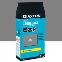 Joint, Poudre AXTON Gris 1 Kg, 2 M²