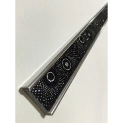 Listel Sunny Sphere Noir Et Argent, L.3.2 X L.60 Cm