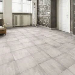 Lot De 2 Plinthes Cotto Gris Clair Mat H.8x L.45 Cm ARTENS