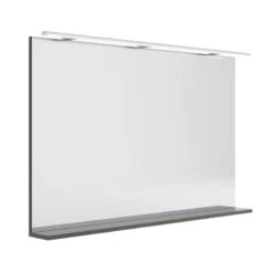 Miroir Lumineux Avec Spot, L.120 X H.76 Cm Opale