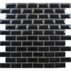 Mosaïque Mur Métro Noir 4.8 X 2.3 Cm
