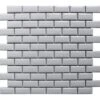 Mosaïque Mur Mini Metro Blanc 4.8 X 2.3 Cm