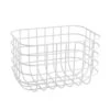 Panier En Métal White N°0, Scandi