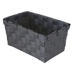 Panier En Plastique Gris Galet 3, Happy