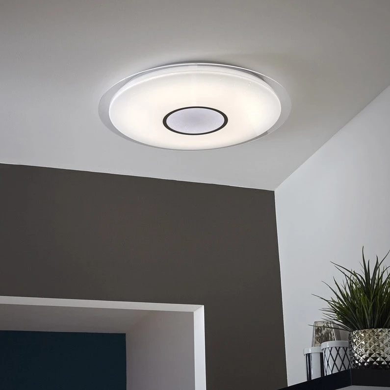 Plafonnier, Classique Plastique Led Intégrée INSPIRE D.56 Cm