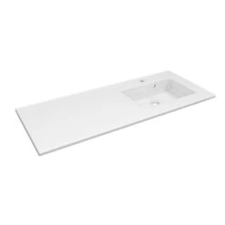 Plan Vasque Simple Moon Céramique 121 Cm