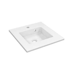 Plan Vasque Simple Moon Céramique L.46 X P.49 Cm