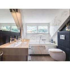 Plan Vasque Simple Pure Marbre De Synthèse 150 Cm -Bain Fournitures Magasin plan vasque simple pure marbre de synthese 150 cm 2