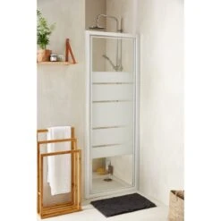 Porte De Douche Pivotante 69 Cm, Sérigraphié, Nerea