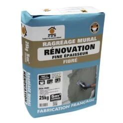 Ragréage Mural Fibré Hp PRB, 25 Kg
