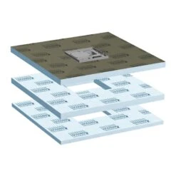 Receveur De Douche à Carreler Carré L.90 X L.90 Cm, LUX ELEMENTS