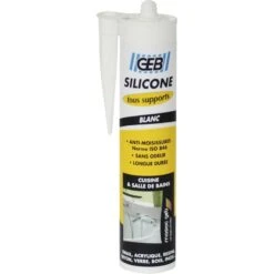 Silicone GEB, Blanc, 280 Ml