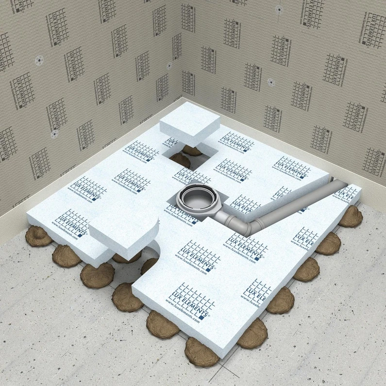 Surélévation Pour Receveur à Carreler L.90 X L.90 Cm, LUX ELEMENTS 2 Surélévation Pour Receveur à Carreler L.90 X L.90 Cm, LUX ELEMENTS – Image 2