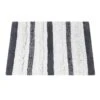 Tapis De Bain L.60 X L.90 Cm Noir Et Blanc, Berbere SENSEA